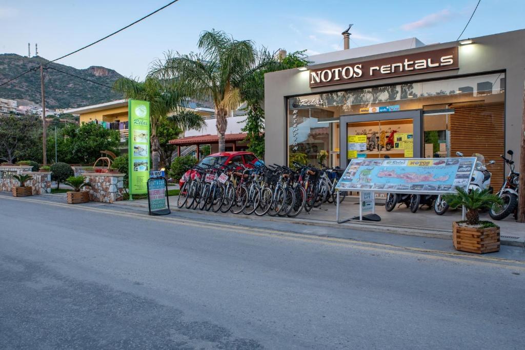 Notos Rentals office in Paleochora, South Crete